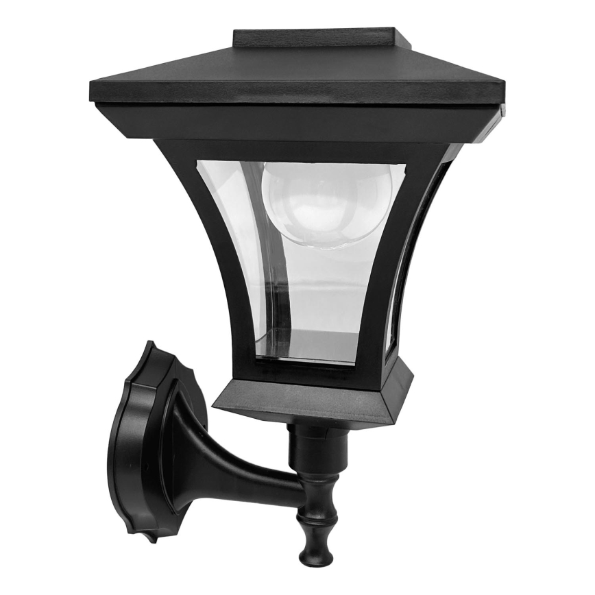 LED Solární nástěnná lampa TIRANA LED/1,2V 1800 mAh IP44 černá