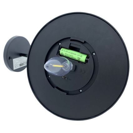 LED Solární nástěnné svítidlo LED/0,5W/1,2V 600 mAh IP44 černá