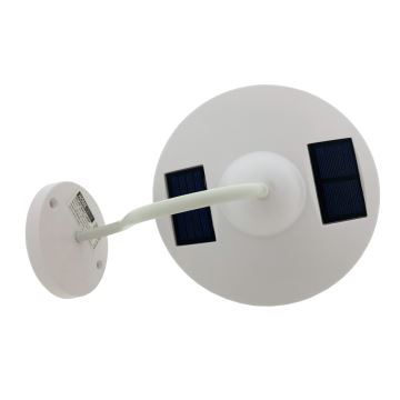 LED Solární nástěnné svítidlo LED/0,5W/1,2V IP44 bílá