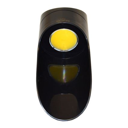 LED Solární nástěnné svítidlo PALESA LED/1W/3,7V IP65 1800 mAh černá