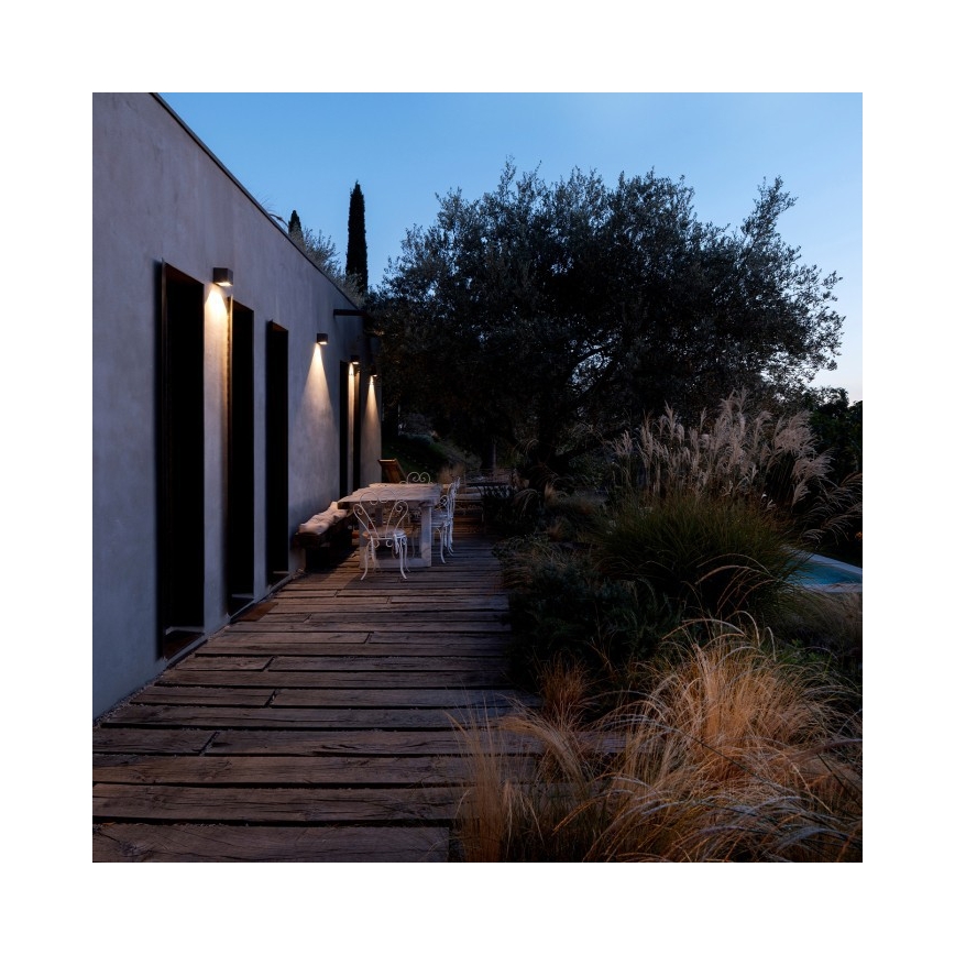 LED Solární nástěnné svítidlo QUERK LED/1,2V 3000/4000K IP54 800 mAh