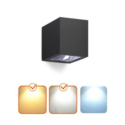 LED Solární nástěnné svítidlo QUERK LED/1,2V 3000/4000K IP54 800 mAh