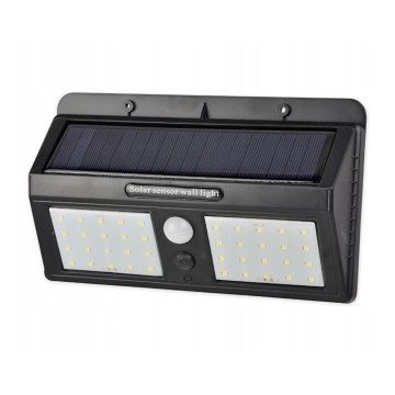 LED Solární nástěnné svítidlo se senzorem LED/1,2W/3,7V 1200 mAh IP54