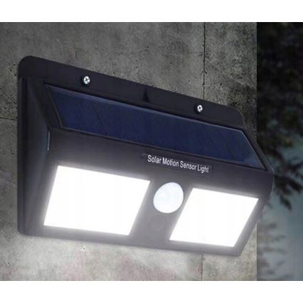 LED Solární nástěnné svítidlo se senzorem LED/1,2W/3,7V 1200 mAh IP54