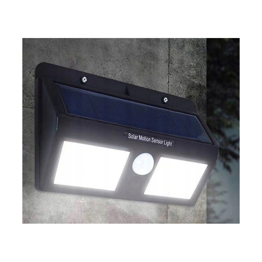 LED Solární nástěnné svítidlo se senzorem LED/1,2W/3,7V 1200 mAh IP54