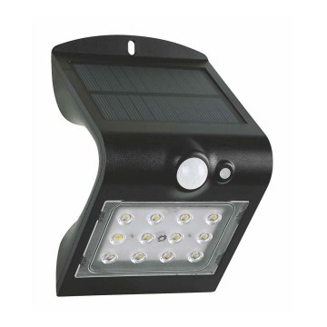 LED Solární nástěnné svítidlo se senzorem LED/1,5W/3,7V 1200 mAh IP65