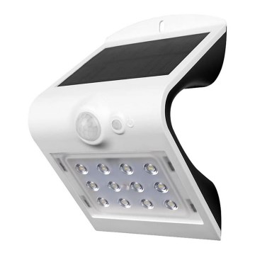 LED Solární nástěnné svítidlo se senzorem LED/1.5W/3,7V IP65 1200 mAh