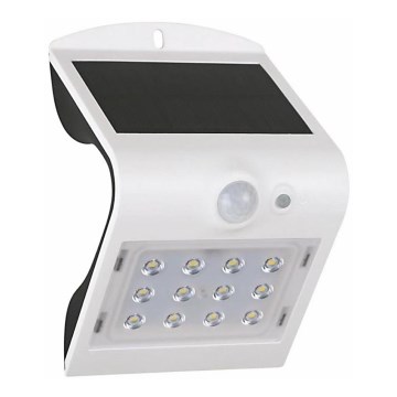 LED Solární nástěnné svítidlo se senzorem LED/1,5W IP65