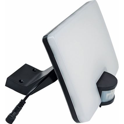 LED Solární nástěnné svítidlo se senzorem LED/12W/3,7V 4000 mAh IP54