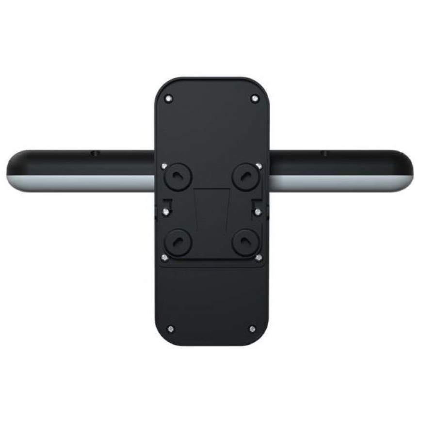 LED Solární nástěnné svítidlo se senzorem LED/15W/3,2V 4000K/6000K IP65 6000 mAh černá