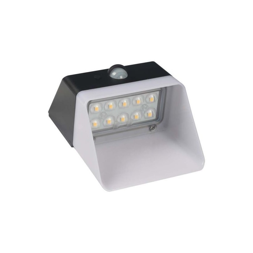 LED Solární nástěnné svítidlo se senzorem LED/2W/3,7V 4000K IP65