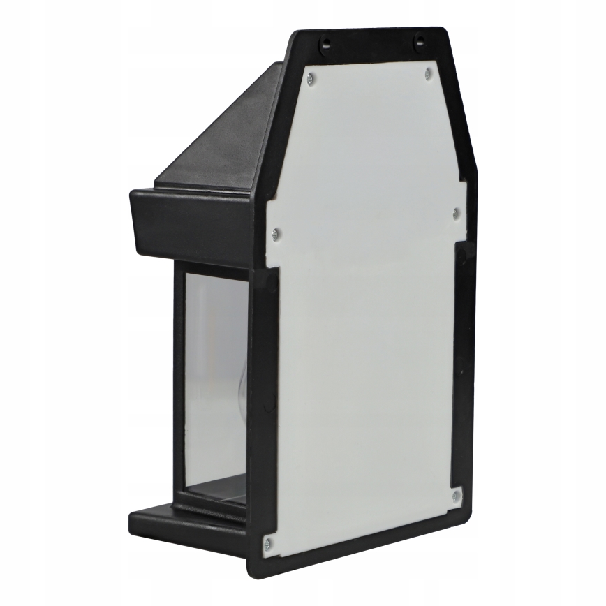 LED Solární nástěnné svítidlo se senzorem LED/3,7V 600 mAh IP44 černá