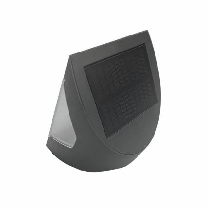 LED Solární nástěnné svítidlo se senzorem LED/3W/3,7V 3000/4000K 1200 mAh IP54 antracit