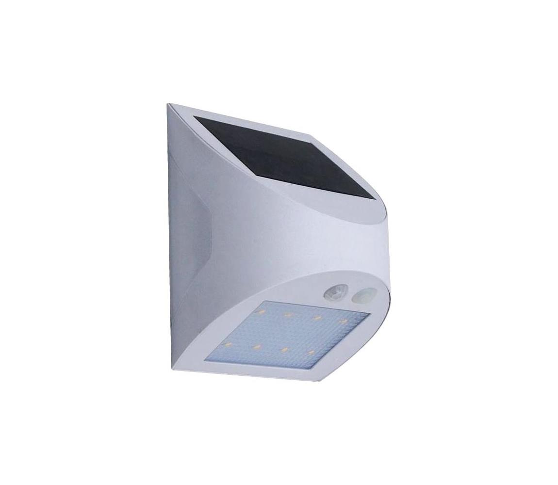 LED Solární nástěnné svítidlo se senzorem LED/3W/3,7V 1200 mAh IP54 bílá LS125 – Alasans