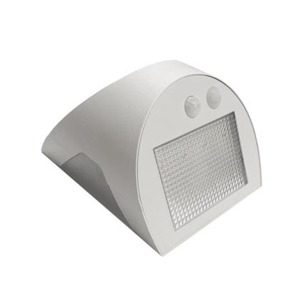 LED Solární nástěnné svítidlo se senzorem LED/3W/3,7V 3000/4000K 1200 mAh IP54 bílá
