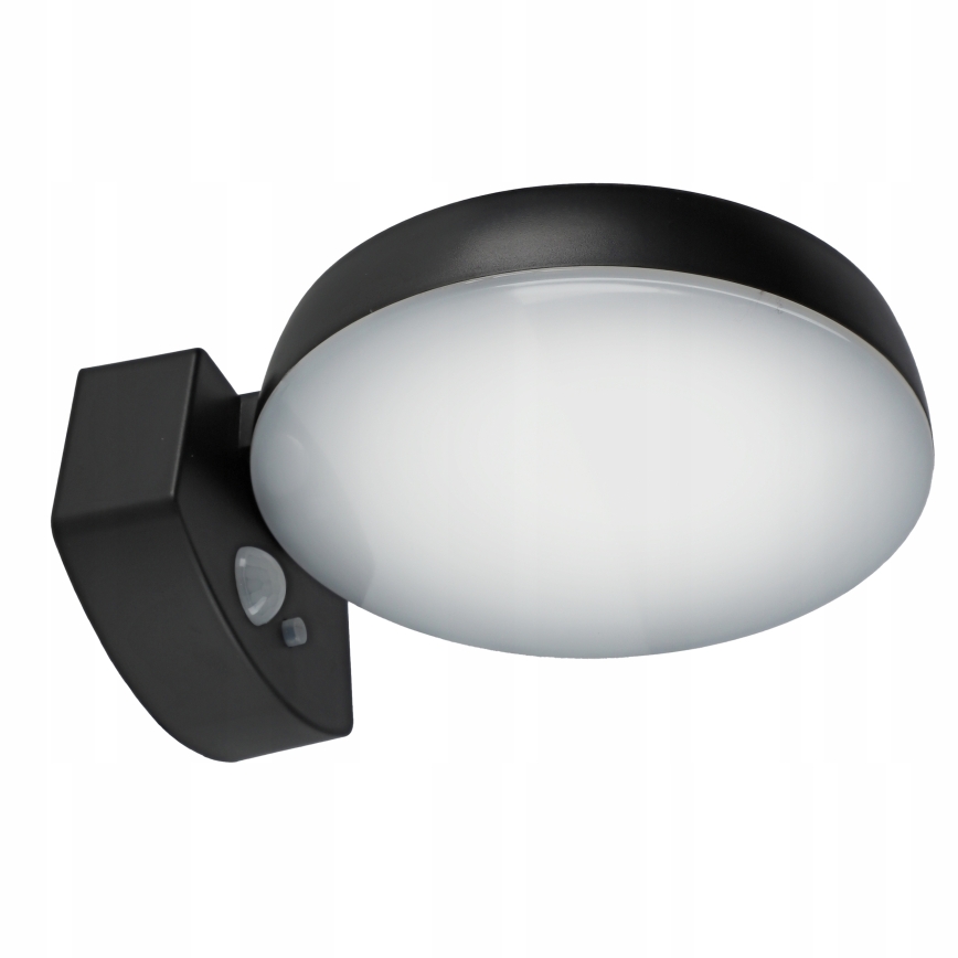 LED Stmívatelné solární nástěnné svítidlo se senzorem LED/3W/3,7V 1800 mAh IP54 černá