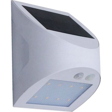 LED Solární nástěnné svítidlo se senzorem LED/3W/3,7V 3000/4000K 1200 mAh IP54 bílá