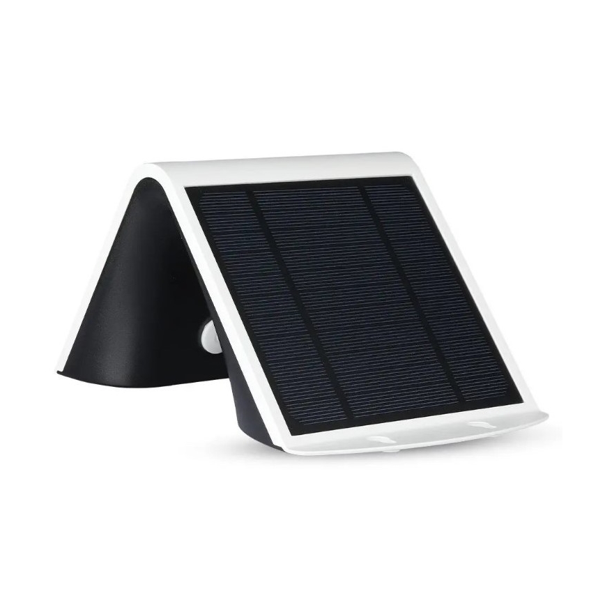 LED Solární nástěnné svítidlo se senzorem LED/3W/3,7V 3000/4000K IP65 bílá