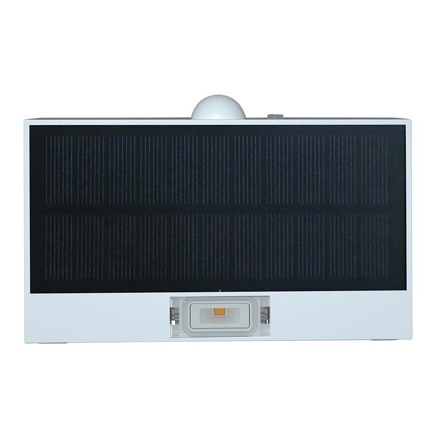 LED Solární nástěnné svítidlo se senzorem LED/3W/3,7V 3000K/4000K IP65 1200 mAh bílá