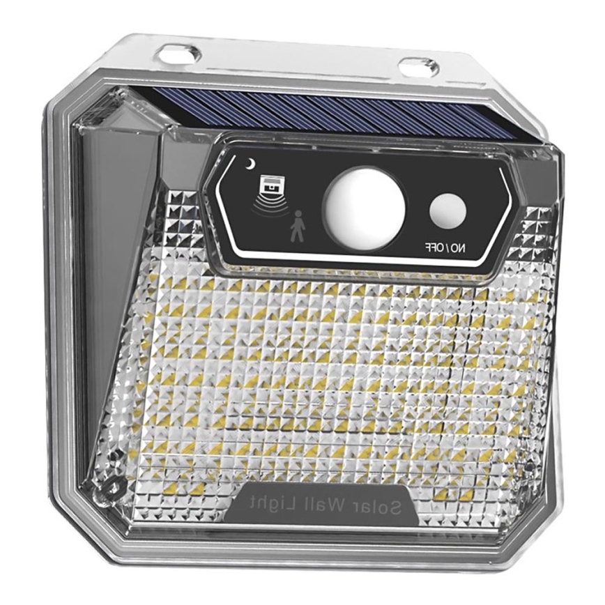 LED Solární nástěnné svítidlo se senzorem LED/3W/5,5V IP65 1200 mAh