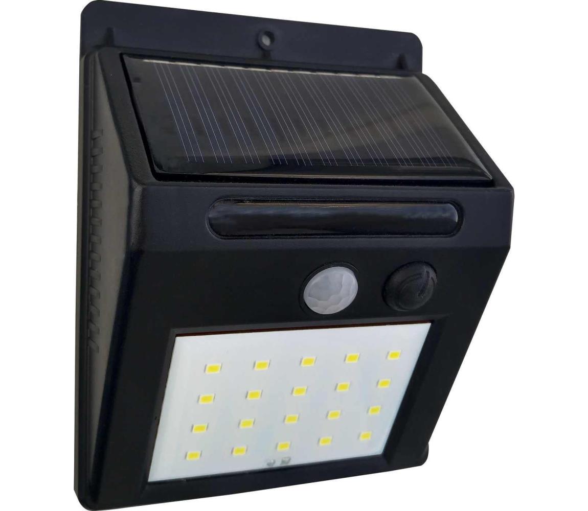 Greenlux LED Solární nástěnné svítidlo se senzorem LED/3W IP44 GXSO002