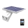 LED Solární nástěnné svítidlo se senzorem LED/4,2W/3,7V IP65 bílá + DO