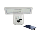 LED Solární nástěnné svítidlo se senzorem LED/4W/5,5V IP65 bílá