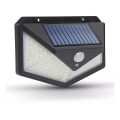 LED Solární nástěnné svítidlo se senzorem LED/5W/5,5V IP65 1200 mAh