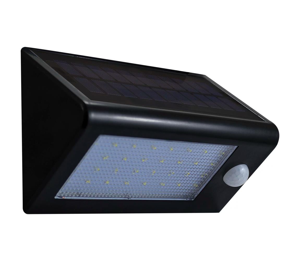 Polux LED Solární nástěnné svítidlo se senzorem LED/5W IP44 SA0732