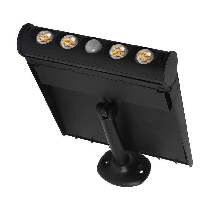 LED Solární nástěnné svítidlo se senzorem LED/8W/3,7V IP65 4000K 4000 mAh