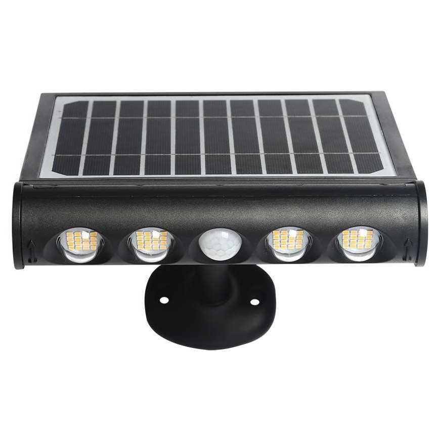LED Solární nástěnné svítidlo se senzorem LED/8W/3,7V IP65 4000K