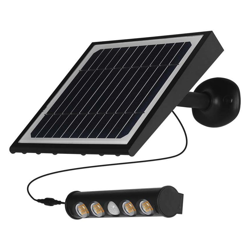 LED Solární nástěnné svítidlo se senzorem LED/8W/3,7V IP65 6000K