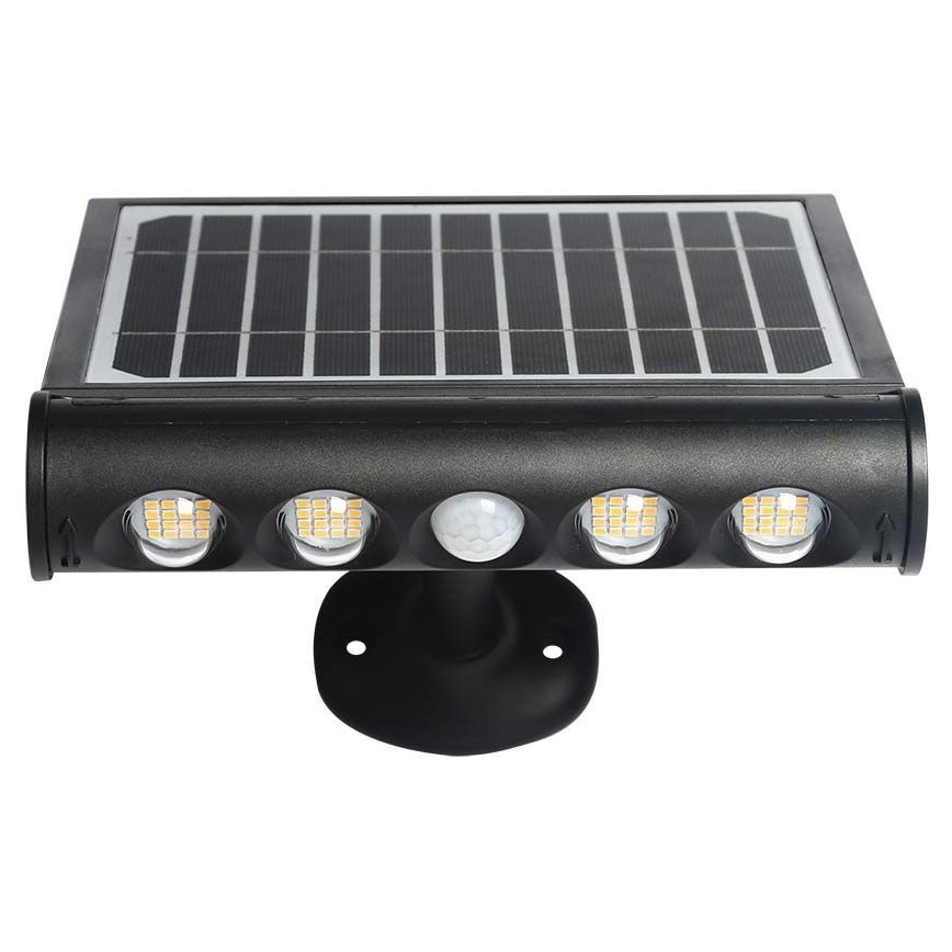 LED Solární nástěnné svítidlo se senzorem LED/8W/3,7V IP65 6000K