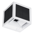 LED Solární nástěnné svítidlo se senzorem LED/9W/3,7V 3000/4000/6000K IP65 2600 mAh bílá