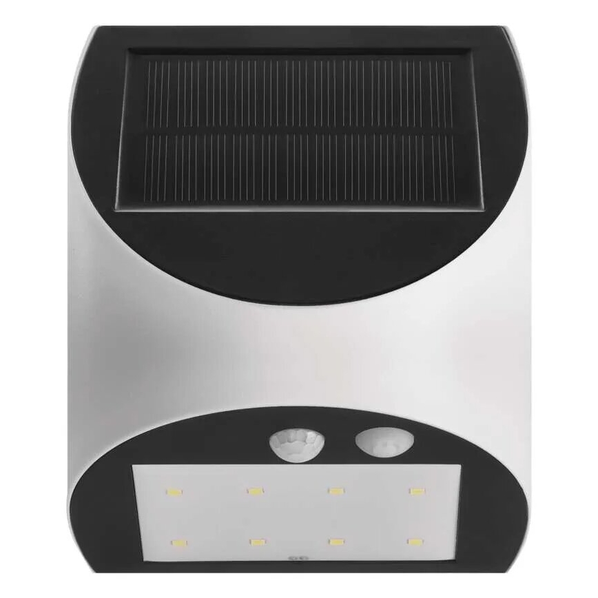 LED Solární nástěnné svítidlo se senzorem LUMI LED/3,7W IP54 bílá