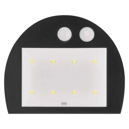 LED Solární nástěnné svítidlo se senzorem LUMI LED/3,7W IP54 bílá