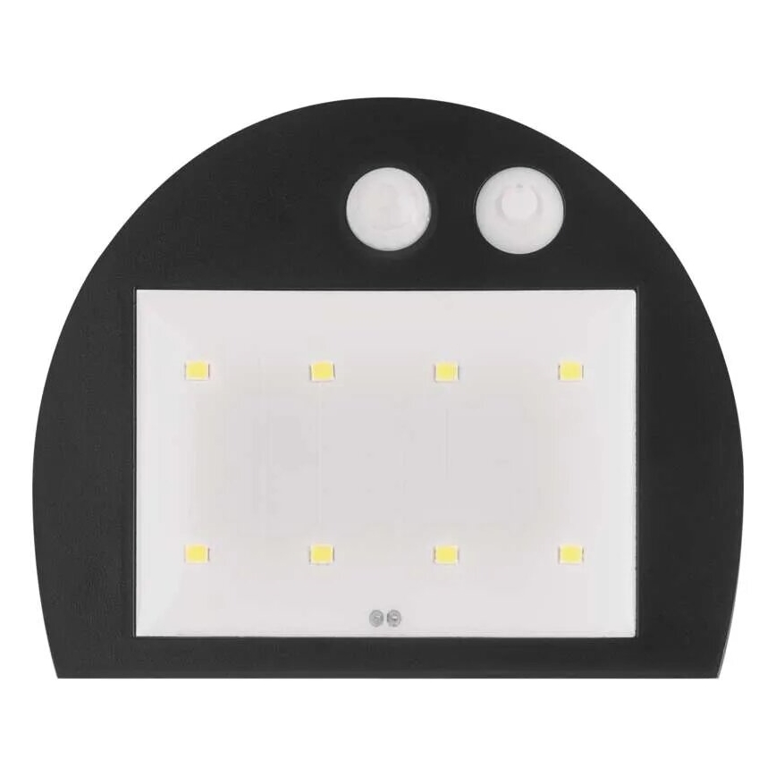 LED Solární nástěnné svítidlo se senzorem LUMI LED/3,7W IP54 bílá