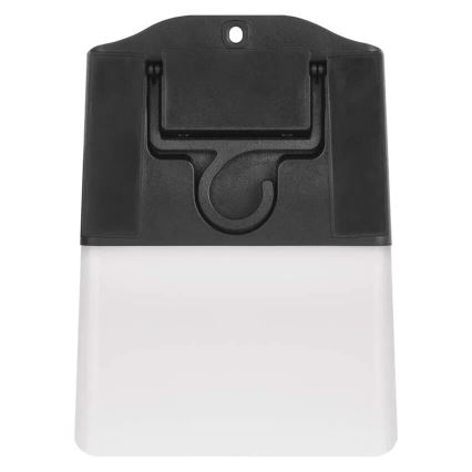 LED Solární nástěnné svítidlo se senzorem LUMI LED/3,7W IP65 černá