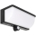 LED Solární nástěnné svítidlo se senzorem pohybu a soumraku LED/3W/3,7V IP54 1500 mAh černá
