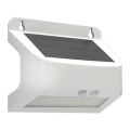 LED Solární nástěnné svítidlo se senzorem SOLTO LED/6W/3,7V 4000K IP54 2400 mAh bílá
