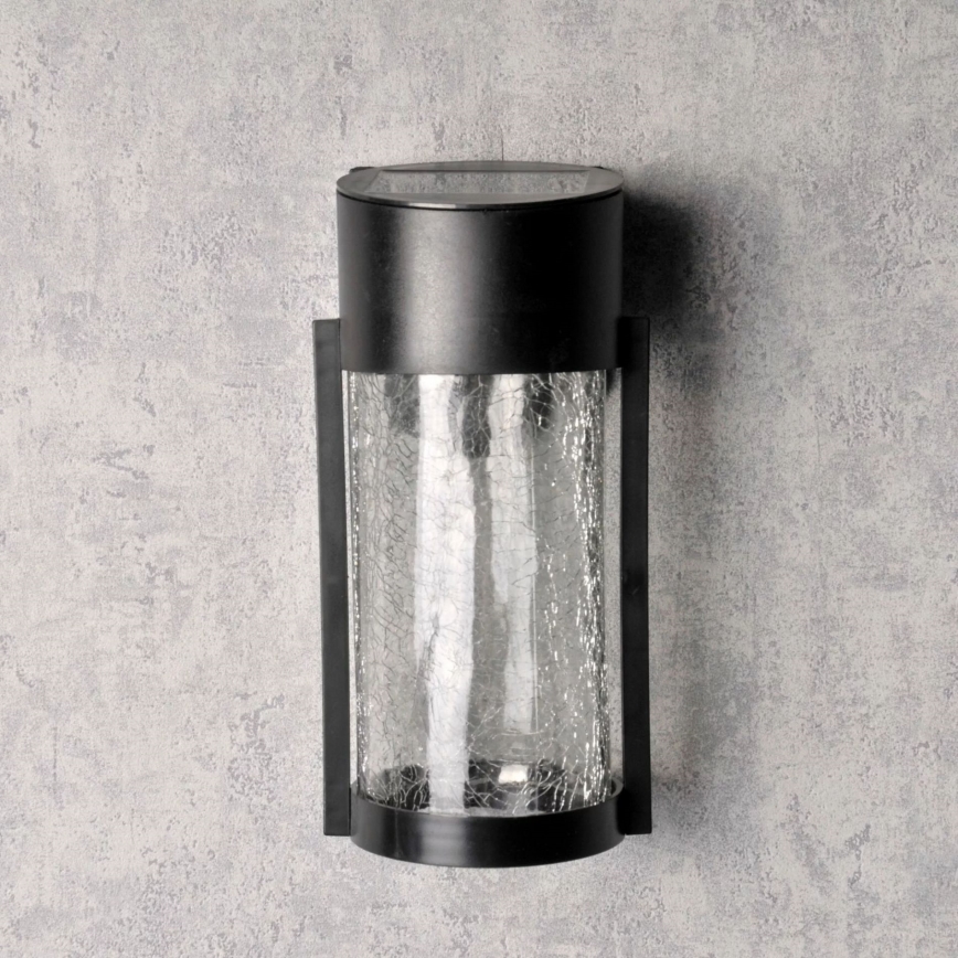 LED Solární nástěnné svítidlo VETRO LED/1,2V 600 mAh IP44