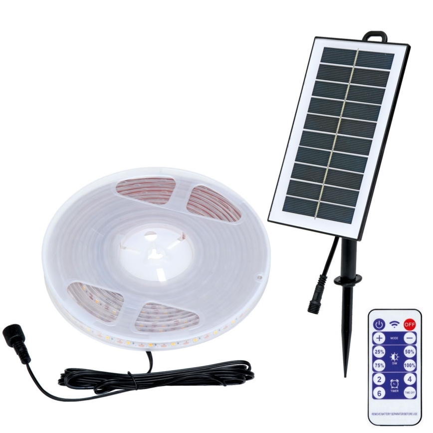 LED Solární pásek 3,7V 2400 mAh 5 m IP65
