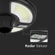LED Solární pouliční lampa se senzorem LED/10W/3,2V 6500K IP65 + dálkové ovládání