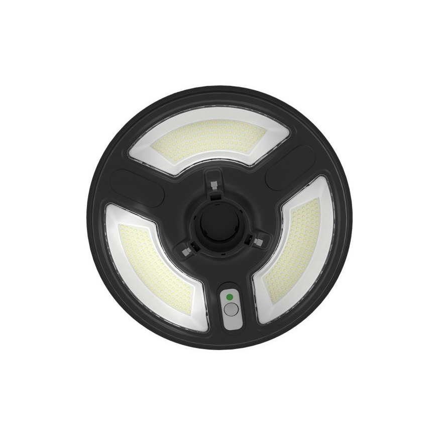 LED Solární pouliční lampa se senzorem LED/10W/3,2V IP65 4000K 15000 mAh + dálkové ovládání