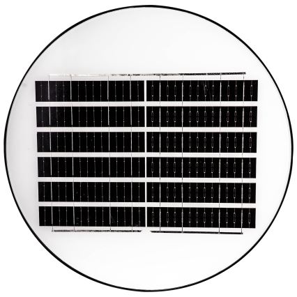 LED Stmívatelná solární pouliční lampa se senzorem LED/15W/6V 11000 mAh 6500K IP65 černá + dálkové ovládání