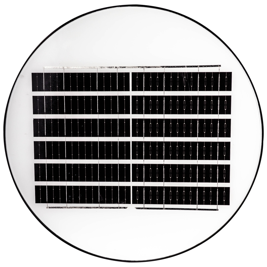 LED Stmívatelná solární pouliční lampa se senzorem LED/15W/6V 11000 mAh 6500K IP65 černá + dálkové ovládání