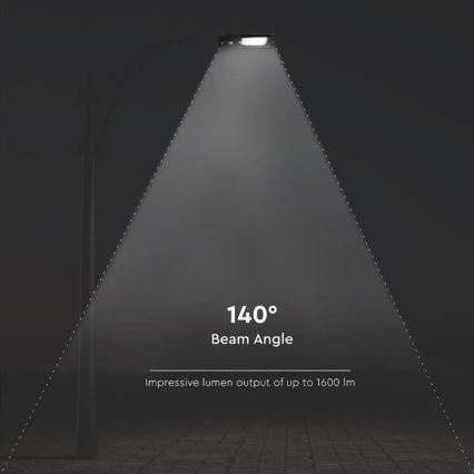 LED Solární pouliční lampa se senzorem LED/15W/7,4V 4000K IP65 10800 mAh