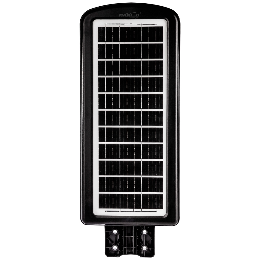 LED Stmívatelná solární pouliční lampa se senzorem LED/240W/6V 6500K IP65 černá + dálkové ovládání