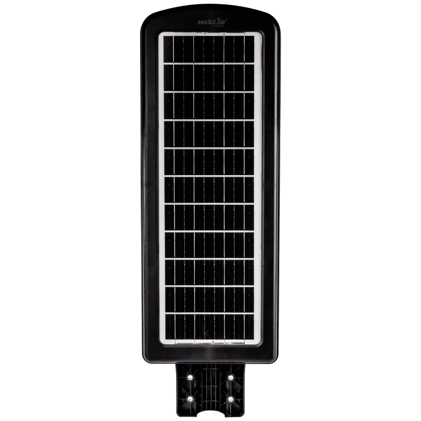 LED Stmívatelná solární pouliční lampa se senzorem LED/300W/6V 6500K IP65 černá + dálkové ovládání