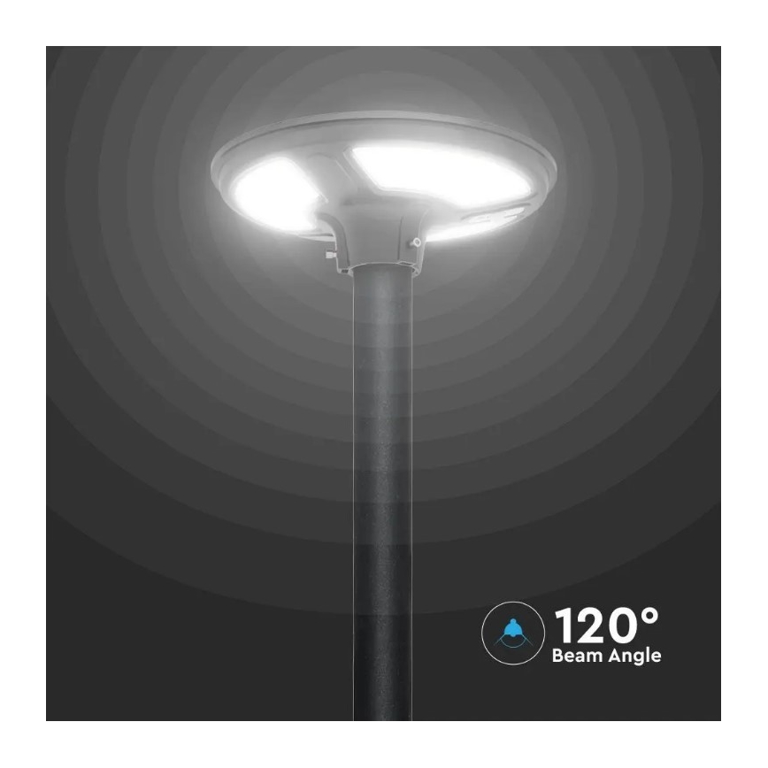 LED Solární pouliční lampa se senzorem LED/7,5W/3,2V 6500K IP65 + dálkové ovládání
